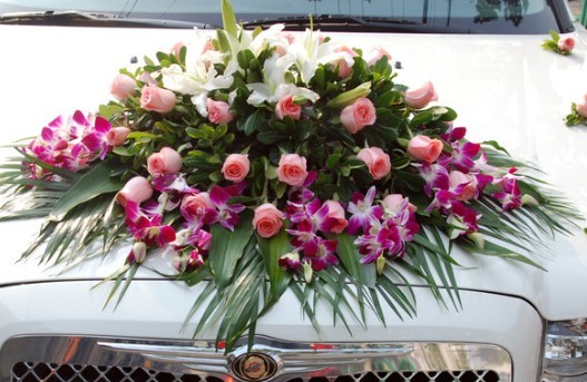 婚车用花